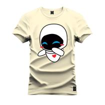 Camiseta Estampada Premium Tamanho Especial Robozinho Fofo