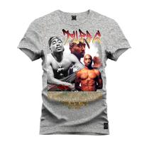 Camiseta Estampada Premium Tamanho Especial Tupac Cabuloso