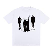 Camiseta Estampada Shadow Pleasures Unissex Camisa Manga Curta 100% Algodão Oversized Basic Streetwear