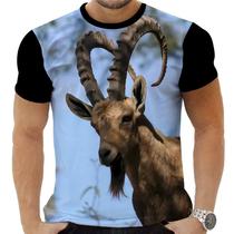 Camiseta Estampada Sublimação Animais Pet Fazenda Cabra Cabrito Bode 10