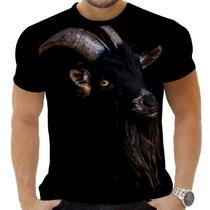 Camiseta Estampada Sublimação Animais Pet Fazenda Cabra Cabrito Bode 22 - AWS Camisetas