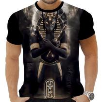 Camiseta Estampada Sublimação Egito Deus Egipicio Anubis 05