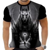 Camiseta Estampada Sublimação Egito Deus Egipicio Anubis 07