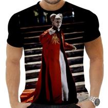 Camiseta Estampada Sublimação Filmes Classicos Cult Terror Horror Vampiro Conde Dracúla 13