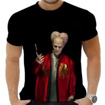 Camiseta Estampada Sublimação Filmes Classicos Cult Terror Horror Vampiro Conde Dracúla 19