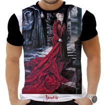 Camiseta Estampada Sublimação Filmes Classicos Cult Terror Horror Vampiro Conde Dracúla 22