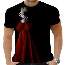 Camiseta Estampada Sublimação Filmes Classicos Cult Terror Horror Vampiro Conde Dracúla 27