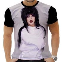Camiseta Estampada Sublimação Filmes Clássicos Terror Horror Cult Elvira A Rainha Das Trevas 21