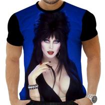 Camiseta Estampada Sublimação Filmes Clássicos Terror Horror Cult Elvira A Rainha Das Trevas 26