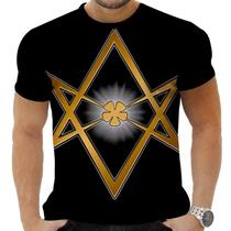 Camiseta Estampada Sublimação Ocultismo Thelema Aleister Crowley 19