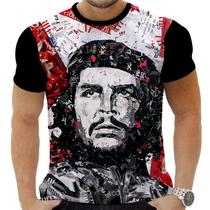 Camiseta Estampada Sublimação Socialismo Comunismo Revolução Cuba Che Guevara 21 - AWS Camisetas