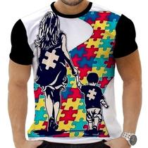 Camiseta Estampada Sublimação TEA Inclusão Amor Espectro Autista Autismo 12 - AWS Camisetas