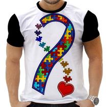 Camiseta Estampada Sublimação TEA Inclusão Amor Espectro Autista Autismo 13 - AWS Camisetas
