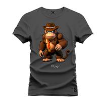 Camiseta Estampada T-Shirt Gorilinha
