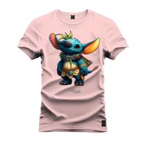 Camiseta Estampada T-Shirt Lilo Paisagem