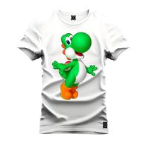 Camiseta Estampada T-Shirt Unissex Premium Dino Verde