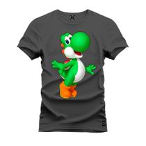 Camiseta Estampada T-Shirt Unissex Premium Dino Verde