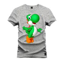 Camiseta Estampada T-Shirt Unissex Premium Dino Verde