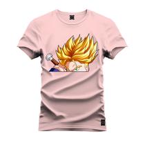 Camiseta Estampada T-Shirt Unissex Premium Goku Mega Saiajim