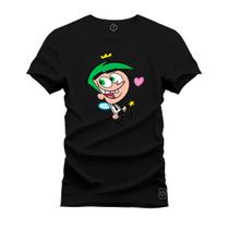 Camiseta Estampada T-Shirt Unissex Premium Padrinhos Magicos