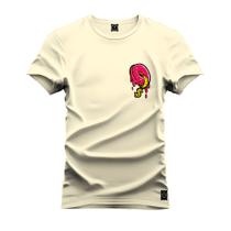 Camiseta Estampada T-Shirt Unissex Premium Rosquinha Money Peito