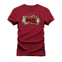 Camiseta Estampada T-Shirt Unissex Premium Rules