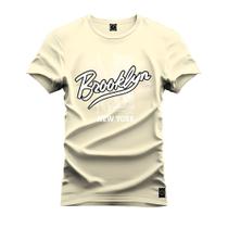 Camiseta Estampada Tamanho Grande Plus Size Broklyn Predios