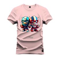 Camiseta Estampada Tamanho Grande Plus Size Minnes Jogador