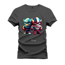 Camiseta Estampada Tamanho Grande Plus Size Minnes Jogador