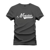 Camiseta Estampada Tamanho Grande Plus Size Nexstar Grifado