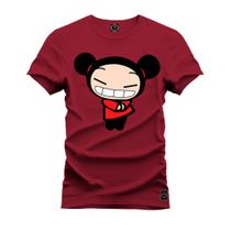 Camiseta Estampada Tamanho Grande Plus Size Pucca