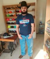 Camiseta estampada team roping