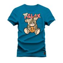 Camiseta Estampada Unissex Confortável T-Shirt Premium Relax