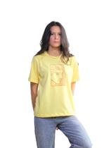 Camiseta Estampada Veluchi Feminina Puro Algodão H02