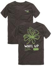 Camiseta estampada wake up .