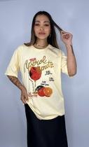 Camiseta Estonada de Algodão Aperol Spritz Aruna Camiseta Estonada de Algodão Aperol Spritz Aruna