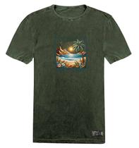 Camiseta Estonada Masculina Algodão Prime WSS Seaside Camiseta Estonada Masculina Algodão Prime WSS Seaside