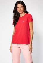Camiseta Etiqueta Guess Triangulo Rosa