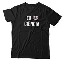 Camiseta Eu Amo Ciência Camisa Frases Unissex Algodão