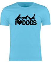 Camiseta Eu amo Dogs fornecedor M&M Presentes Personalizados