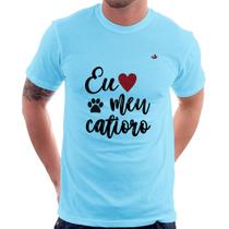 Camiseta Eu amo meu catioro - Foca na Moda