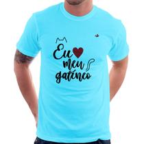 Camiseta Eu amo meu gatíneo - Foca na Moda