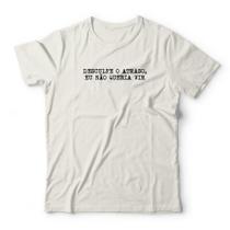 Camiseta Eu Não Queria Vir Studio Geek