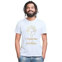 Camiseta Eucaristia Camisa Personalizada Blusa Adulto Algodão com Poliéster