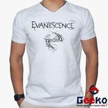 Camiseta Evanescence 100% Algodão Rock Geeko Camiseta Evanescence 100% Algodão Rock Geeko
