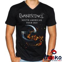 Camiseta Evanescence 100% Algodão Rock Geeko