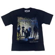 Camiseta Evanescence Tournê Brasil Amy Lee Rock Gótico Mr381 RC Camiseta Evanescence Tournê Brasil Amy Lee Rock Gótico Mr381 RC