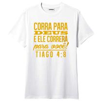 Camiseta Evangélica Corra Para Deus - King of Print
