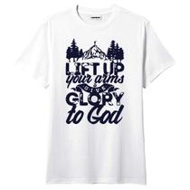 Camiseta Evangélica Glória a Deus - King of Print