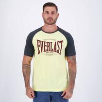 Camiseta Everlast Basic Amarela e Preta Camiseta Everlast Basic Amarela e Preta